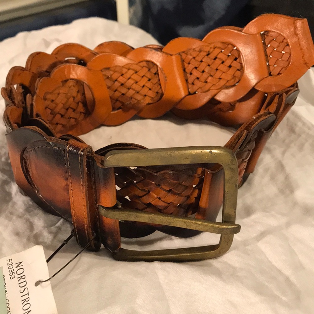 Braided Leather Belt
